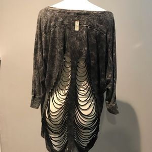 Gypsy05 distressed oversized t-shirt